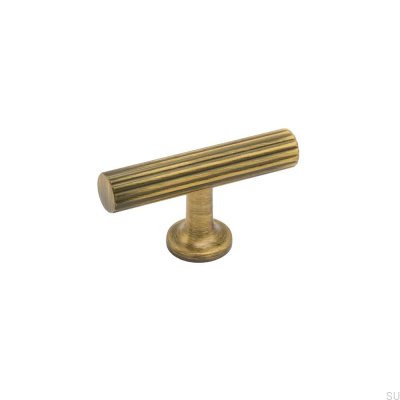 T-Bar Portland möbelknopp Antik brons