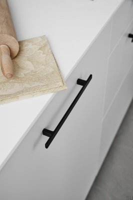Möbelhandtag på längden Transit 160 Metall Svart Mat