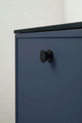Orbit 35.8 Metall Mattsvart möbelknopp