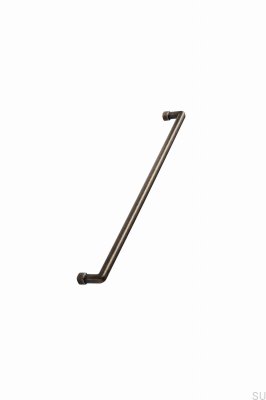 Equester 320 avlångt möbelhandtag, metall, antik, guld