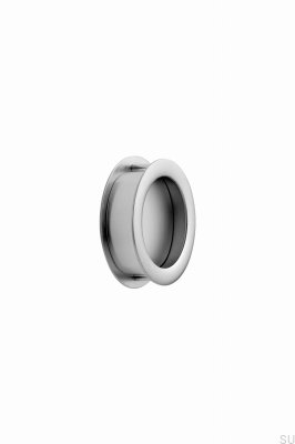 Tub Round 52.5 Infällt möbelhandtag Metall Silver