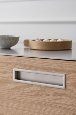 Badkar Rak 190.3 Infällt möbelhandtag Metall Silver
