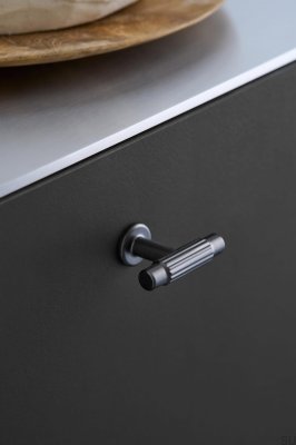 Villa T 50 Metal Gun-Metal möbelknopp