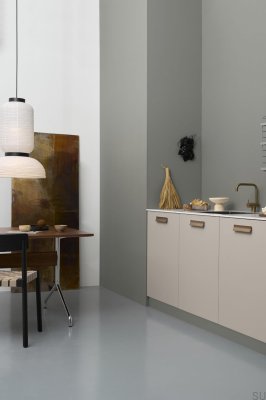 Leaf 160 metall Borstad guld långsträckt möbelhandtag