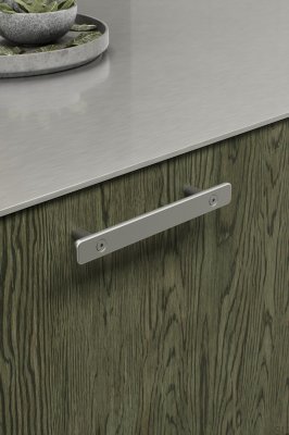 Verktyg 128 Metall Silver långsträckt möbelhandtag