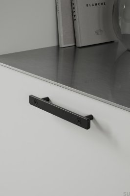 Verktyg 128 avlångt möbelhandtag, metall, mattsvart