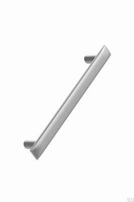 Flow 160 metall silver långsträckt möbelhandtag