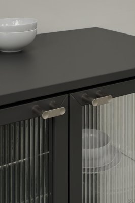 Möbelknopp Punto 32 Metall Nickelpläterad Matt