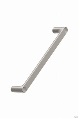 Punto 160 avlångt möbelhandtag, metall, förnicklad, matt