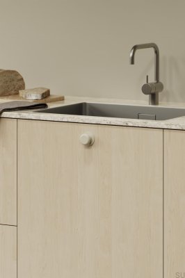 Colette 16 Metall Beige möbelknopp