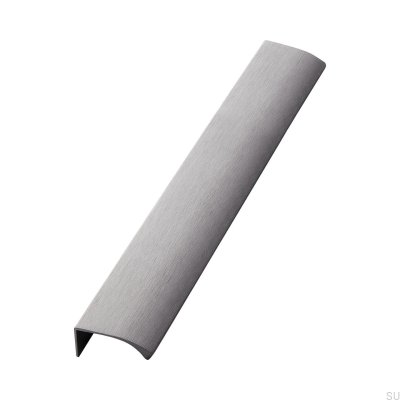 Edge Straight 350 Aluminium Antracit Borstad Möbelhandtag