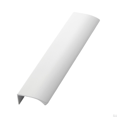 Edge Straight 200 möbelkanthandtag, Aluminium Vit