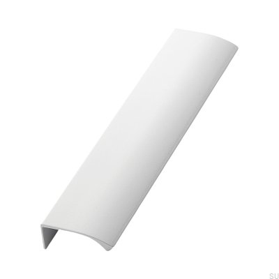 Edge Straight 200 möbelkanthandtag, Aluminium Vit