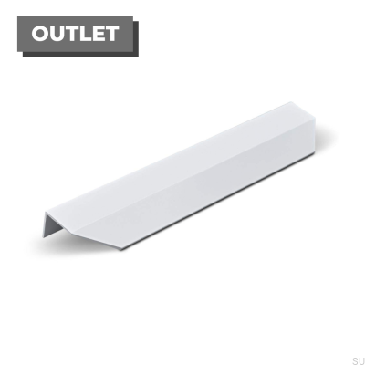 Kantmöbelhandtag Modena 200 Metall Vit Matt