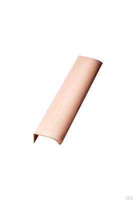 Edge Straight 200 Aluminium Koppar Borstad Möbelhandtag