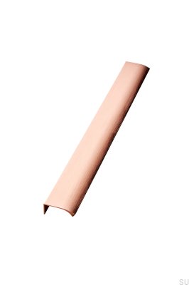 Edge Straight 350 Aluminium Koppar Borstad Möbelhandtag