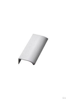 Edge Straight 100 Aluminium Möbelhandtag Matt Vit