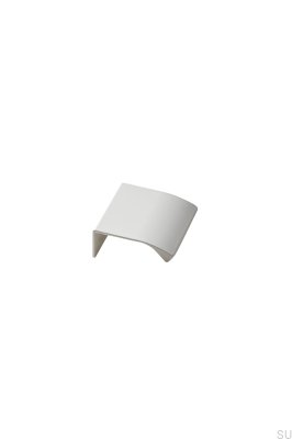 Edge Straight 40 Aluminium Möbelhandtag Matt Vit