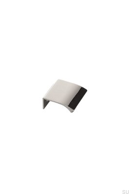 Edge Straight 40 Aluminium Chrome Möbelhandtag