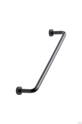 Längsgående möbelhandtag Lounge 160 Metal Gun-Metal