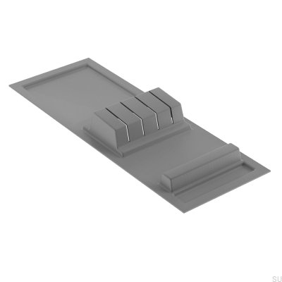 Knivinsats Basic Mörkgrå 148x410mm