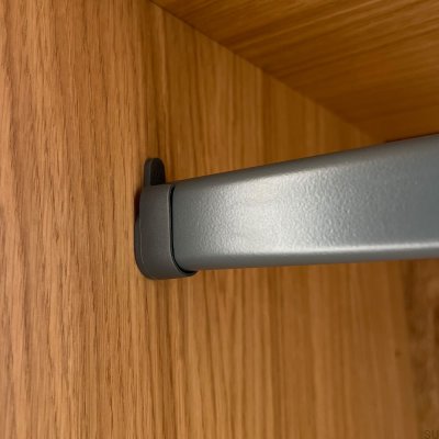 Garderobsstång 958 Aluminium Mörkgrå