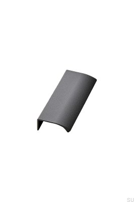 Edge Straight 100 Aluminium Möbelhandtag i antracit
