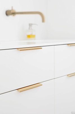 Kant Rak 200 Aluminium Mörk Guld Borstad Kant Rak 200 Aluminium Borstad Mörk Guld Borstad