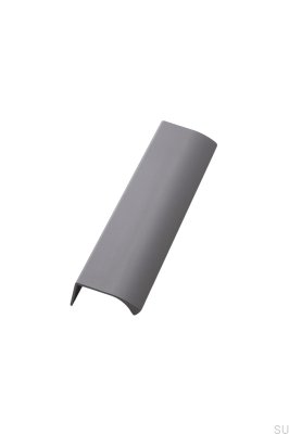 Edge Straight 350 aluminiumgrå möbelhandtag