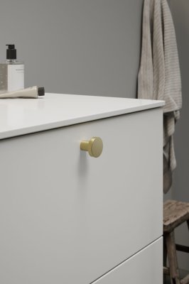 Möbelknopp Dot 30 Brushed Gold