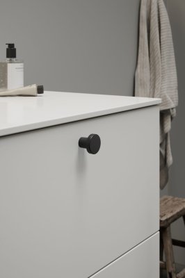 Dot 30 Mattsvart möbelknopp