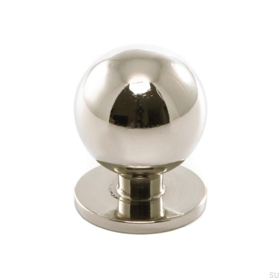 Möbelknopp 1349 25 Polerad Nickel 