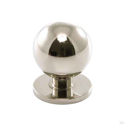 Möbelknopp 1349 25 Polerad Nickel 