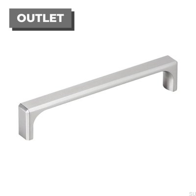 Vik 160 möbelhandtag, borstad silver