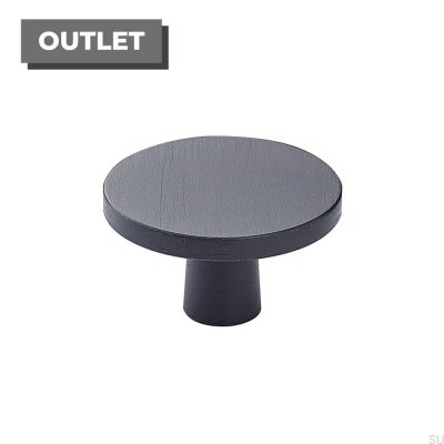 Möbelknopp Plato Metall Svart