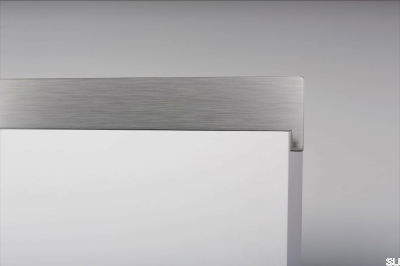 Jey 3000 kant möbelhandtag, aluminium, omålat