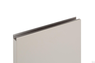 Jey2 3000 kantmöbelhandtag, aluminium, omålad