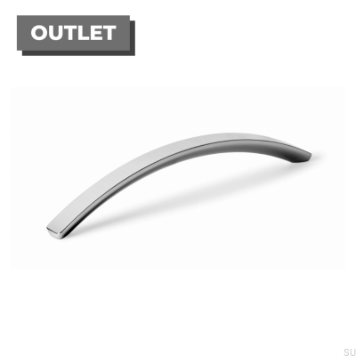 Möbelhandtag på längden Arch 192 Polerad krom