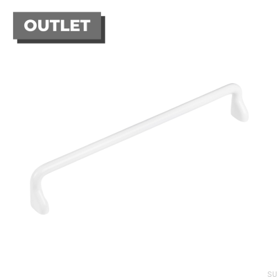 Längsgående möbelhandtag Soft 320 White Mat