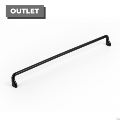 Längsgående möbelhandtag Soft 320 Black Mat