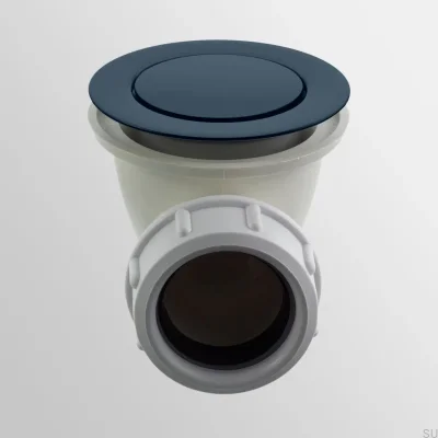 Pop-up badkarsplugg 22200 Deep Blue Brass
