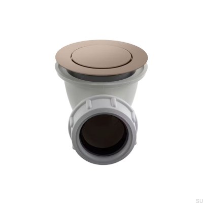 Pop-up badkarsstopp 22200 Brass Greige