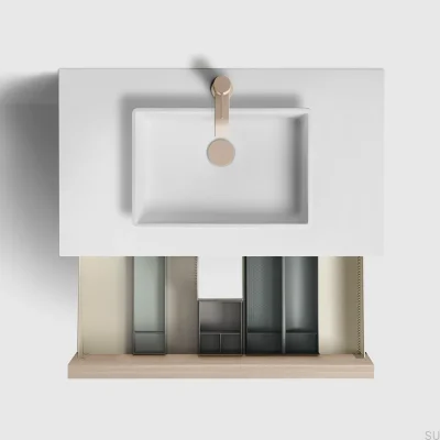 Universal Pop-up tvättställsplugg 74400 Brass Greige