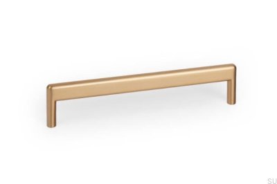 Beam 160 Metall Borstad Guld Möbelhandtag Cava 