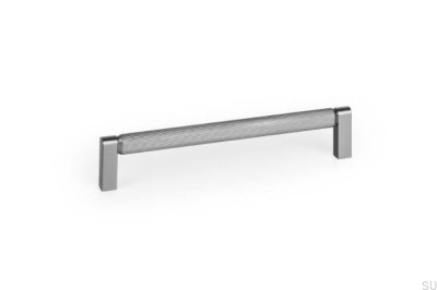 Brooklyn 160 Aluminium Svart Titan förlängt möbelhandtag