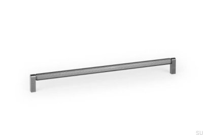 Brooklyn 320 Aluminium Svart Titan förlängt möbelhandtag
