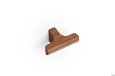 T-Bar Hinoki Wood 60 Möbelknopp Trävalnöt