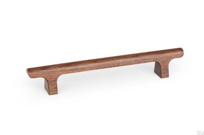 Hinoki Wood 160 Möbelhandtag av trä i valnöt