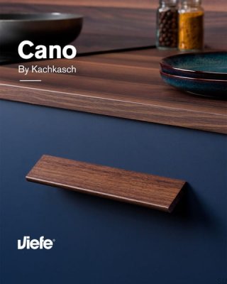 Cano 160 Trä Valnöt långsträckt möbelhandtag