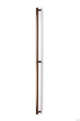Moon Big 1056 Aluminium Brons Borstad, långsträckt möbelhandtag